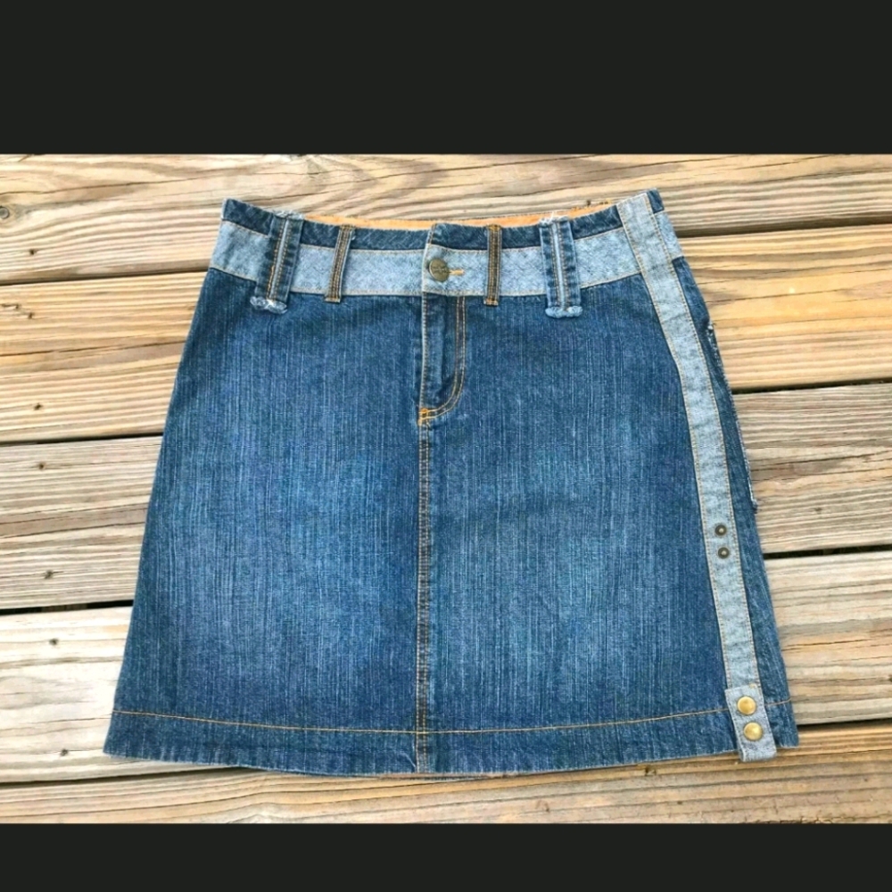 Colours of the World Denim Skirt, Suze 36
